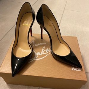 Louboutin Iriza Black Patent Heels